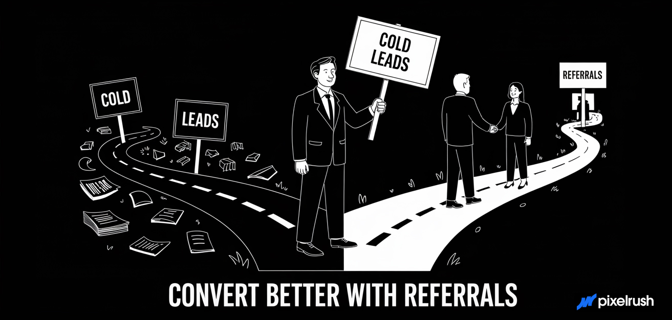 Why Law Firms Lose Cold Leads: The Critical Difference Between Cold Traffic and Referrals